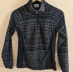 Columbia Women's Canyon Point Half- Zip Fleece jacket, Size: Small, Black.